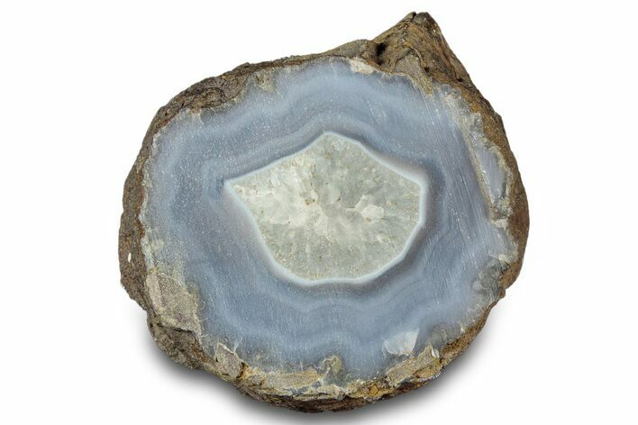 Polished Banded Agate Nodule Section #300161